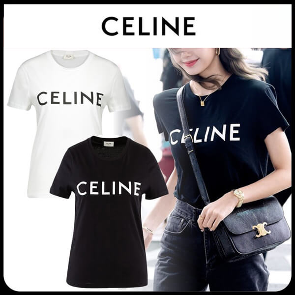 素敵な★超人気 CELINE クラシックTシャツ偽物 2色 ★ 2X308916G.38AW